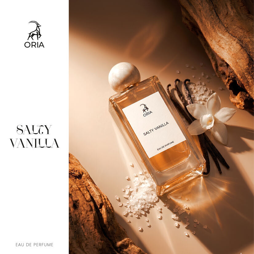 Salty Vanilla Perfume – Warm Amber & Vanilla Fragrance with Spice